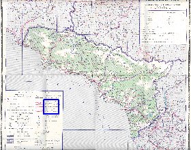 Administrativa mapa de Abecasia