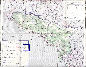 Administrativa mapa de Abecasia