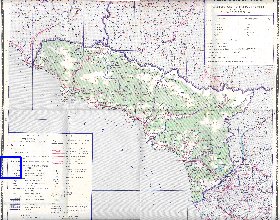 Administrativa mapa de Abecasia