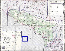 Administratives carte de Abkhazie