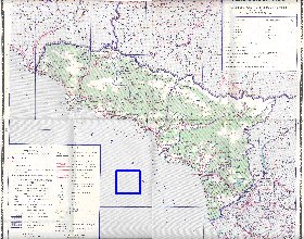 Administrativa mapa de Abecasia