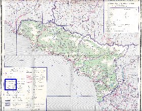 Administrativa mapa de Abecasia