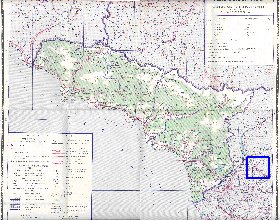 Administratives carte de Abkhazie