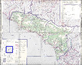 Administrativa mapa de Abecasia