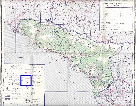 Administrativa mapa de Abecasia