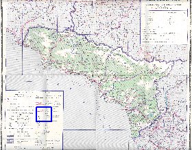 Administratives carte de Abkhazie