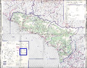 Administrativa mapa de Abecasia