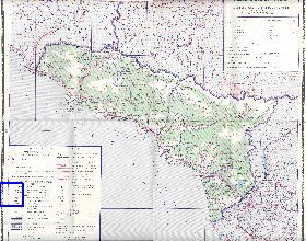 Administrativa mapa de Abecasia