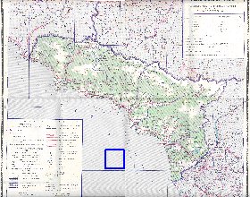 Administrativa mapa de Abecasia