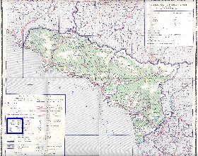 Administrativa mapa de Abecasia