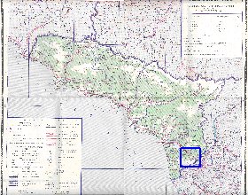 Administrativa mapa de Abecasia