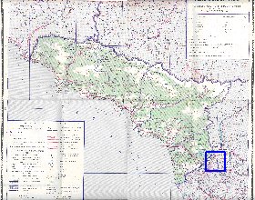 Administrativa mapa de Abecasia