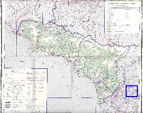 Administrativa mapa de Abecasia