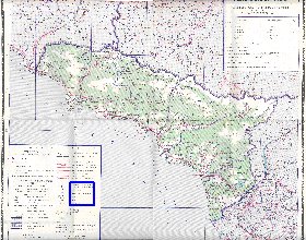 Administrativa mapa de Abecasia