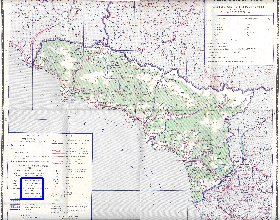 Administrativa mapa de Abecasia