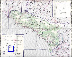 Administrativa mapa de Abecasia