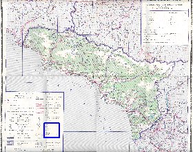 Administrativa mapa de Abecasia