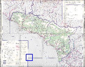 Administrativa mapa de Abecasia