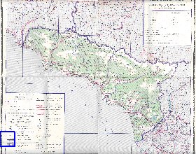 Administrativa mapa de Abecasia