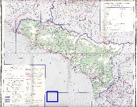 Administrativa mapa de Abecasia