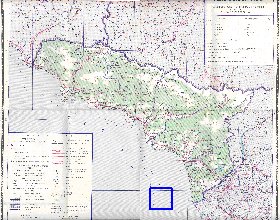 Administrativa mapa de Abecasia