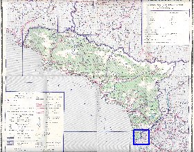 Administrativa mapa de Abecasia