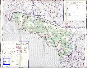 Administrativa mapa de Abecasia