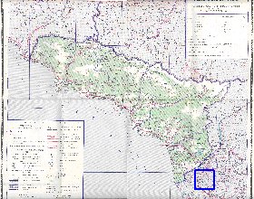 Administratives carte de Abkhazie