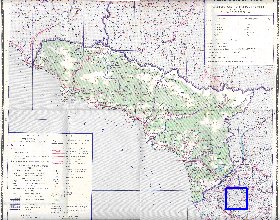 Administratives carte de Abkhazie