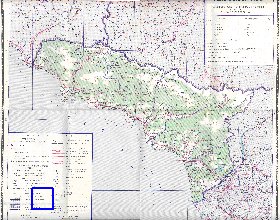 Administrativa mapa de Abecasia