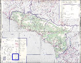 Administrativa mapa de Abecasia