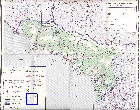 Administrativa mapa de Abecasia