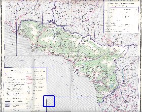 Administrativa mapa de Abecasia