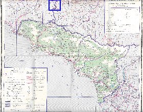 Administrativa mapa de Abecasia