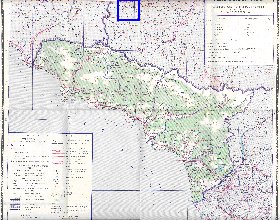 Administrativa mapa de Abecasia