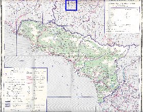 Administrativa mapa de Abecasia