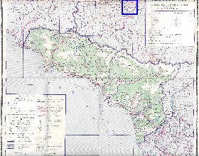 Administrativa mapa de Abecasia