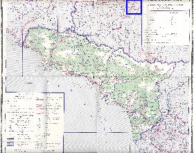 Administrativa mapa de Abecasia