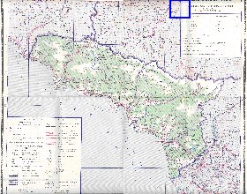 Administrativa mapa de Abecasia