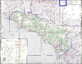 Administrativa mapa de Abecasia