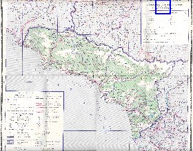 Administrativa mapa de Abecasia