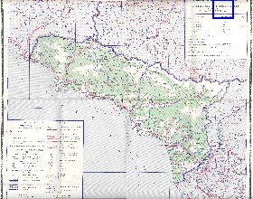 Administrativa mapa de Abecasia