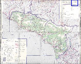 Administrativa mapa de Abecasia