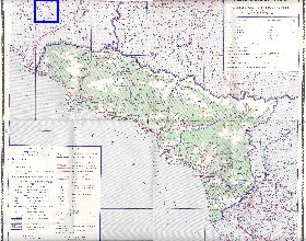 Administrativa mapa de Abecasia