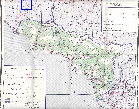 Administrativa mapa de Abecasia