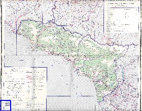 Administrativa mapa de Abecasia