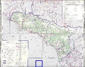 Administrativa mapa de Abecasia