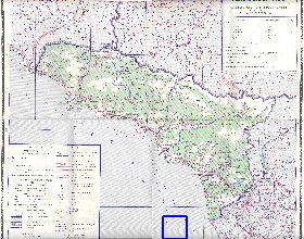 Administrativa mapa de Abecasia