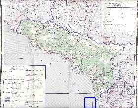 Administrativa mapa de Abecasia