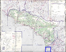 Administrativa mapa de Abecasia